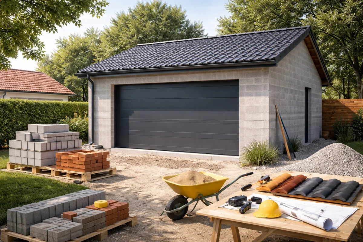 Comment bien choisir les matériaux pour la création d'un garage en dur